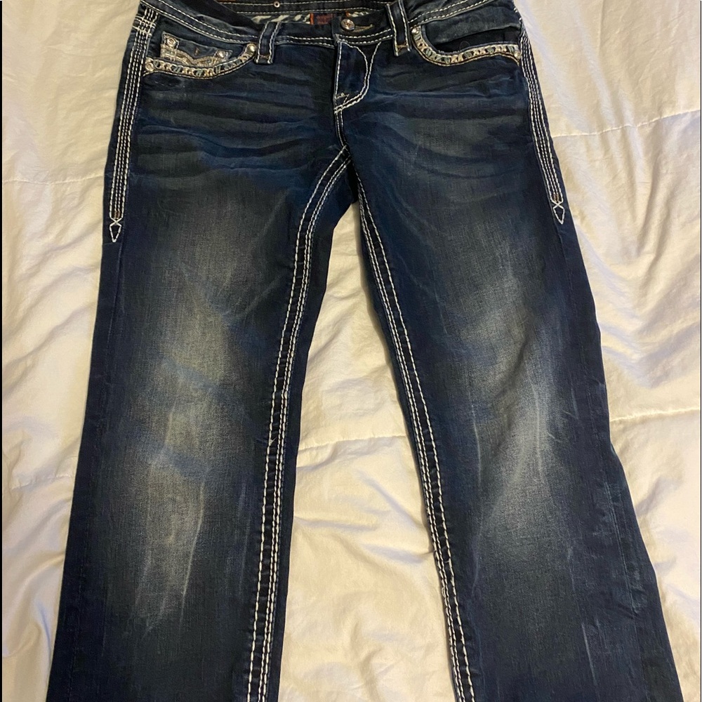 Rock Revival Meri crop capris size 28